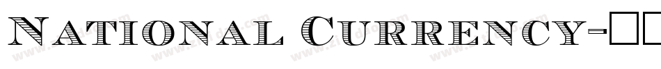 National Currency字体转换